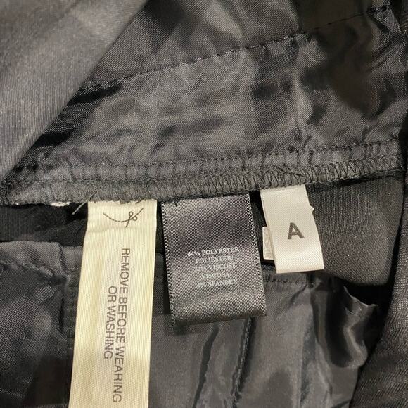 Ann Taylor Devin Gingham Pants Size 8 Black White Stretch Workwear Preppy Chic - Picture 7 of 8